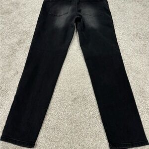 WHBM “The Skinny Ankle Jean” classic rise washed black size 8